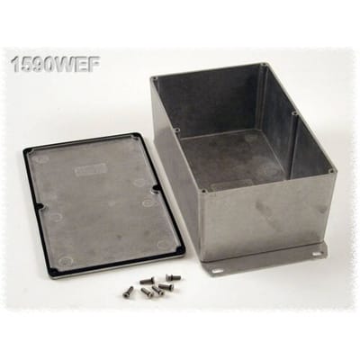 Hammond Electronics 1590WEF Universele behuizing 187.5 x 119.5 x 82 Aluminium Natuur 1 stuk(s)