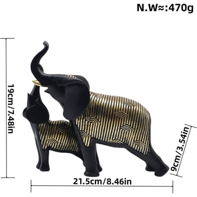 Ornements Icône Mère et Enfant Lignes Simples Modernes Décoration de Maison Salon Bureau Ornements Animaux Créatifs Cadeaux