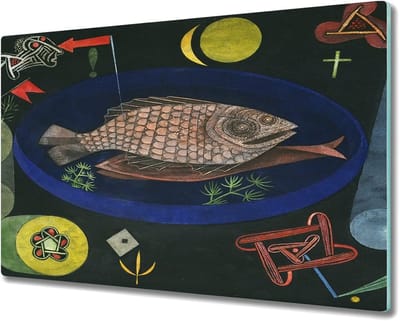 Glazen Snijplank - Kookplaatafdekking Keukenplank - Bescherming Kookplaat - Gehard Glas - 80 x 52 cm - Zwart