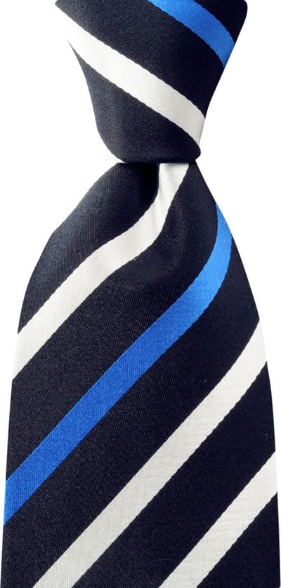 We Love Ties - Stropdassen - Stropdas Boy Next Door - marineblauw / kobaltblauw / wit