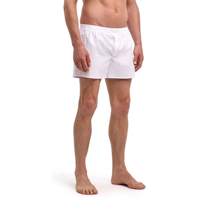 FALKE Daily Comfort ademend katoen broek van onderlaag heren wit - maat S
