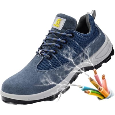 Geïsoleerde Schoenen Heren Plastic Zak Hoofd Anti-verpletteren en Anti-perforatie Beschermende Isolatie 10KV Elektrische Schoenen 45 black