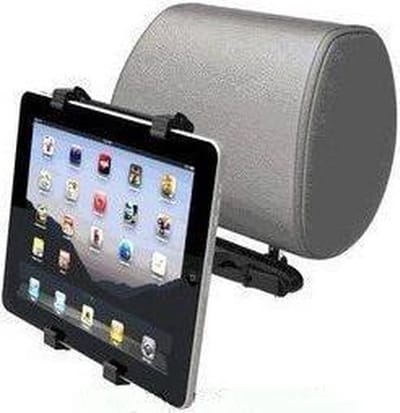 Jumada's - Stevige Tablet Houder voor Hoofdsteun | Universeel voor alle Tablets | Draaimechanisme | 6-12 inch | Geschikt voor iPad, Samsung Tab en meer | Kwaliteit Hoofdsteunhouder