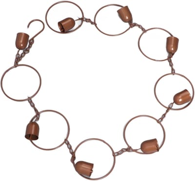 Regenketting - Decoratieve Bel - Tuin Decoratie - Rustgevend Geluid - 90 Cm - Metaal