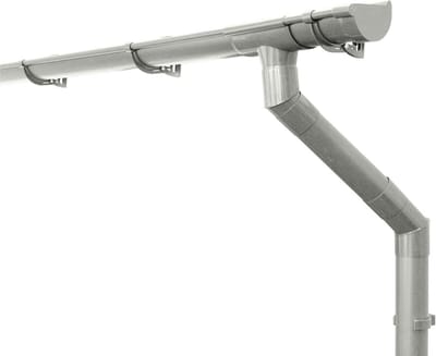 Dakgotenset 125mm Halfrond 4m - Professionele Dakafvoeroplossing - Hoogwaardig PVC-U Kunststof