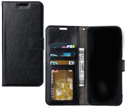 Portemonnee Book Case Hoesje Geschikt voor: Xiaomi 14 - Zwart