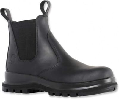 Carhartt Carter - Chelsea Boot - Volnerf Leer - Zwart - S3 Werkschoenen - maat 39