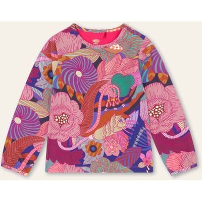 Oilily Tempos T-Shirt- maat128/8yr Brunnera Blauw