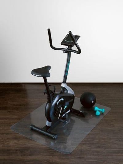 Onderlegmat / beschermmat voor fitnessapparaten - Transparant - 90x120 cm