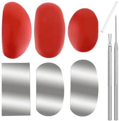 Gereedschap voor Klei Beeldhouwen - 8 Delige Set met Aardewerk Schrapers en Textuur Tools