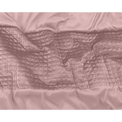 Sleeptime Dekbedovertrek Velvet Band Roze - Eenpersoons 140 x 200/220 cm + 1 kussensloop