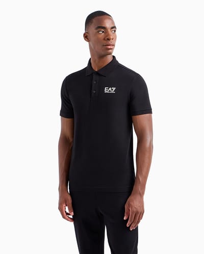Ea7 Emporio Armani 6dpf16_pjvqz Poloshirt Zwart XS Man