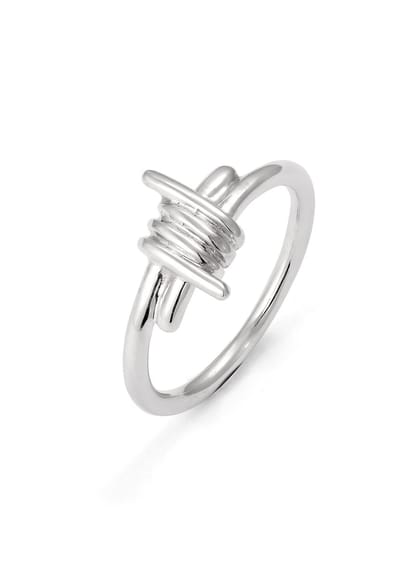KUZZOI - Ring - Ring Heren Draad 925 Sterling Zilver Festival -