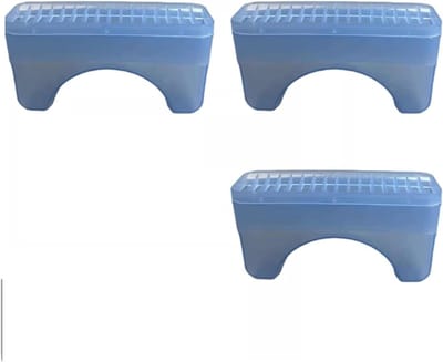 Radiator Luchtbevochtiger - Verwarming Luchtvochtiger - Droge Lucht Bestrijden - Transparant Waterniveau - 3 Stuks - Blauw
