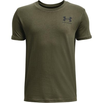 Under Armour Jongens Logo T-shirt met korte mouwen (Groen)