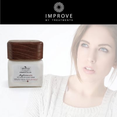 Improve skincare- Embraced by - Agelessness - Anti aging Day & Night cream -50g