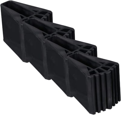 Vervangende Laddervoetjes - Ladderdoppen Stabilisator - Veilig Gebruik - Antislip Rubber - 9.2X6.7CM - Zwart