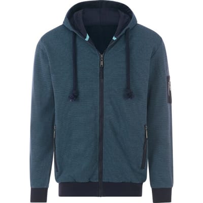 Babista herren Sweatvest - 48/50 - donkerblauw - Plus Size