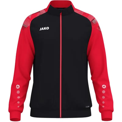 Jako Sonic Polyestervest Kinderen - Zwart / Rood | Maat: 116
