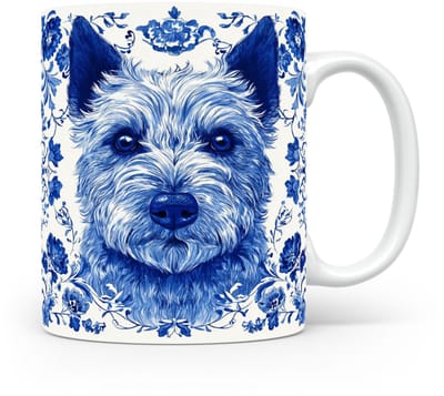 Mok Norwich terrier Beker voor koffie of tas voor thee, cadeau voor dierenliefhebbers, moeder, vader, collega, vriend, vriendin, kantoor, opa, oma, hond, kerst, sinterklaas, verjaardag