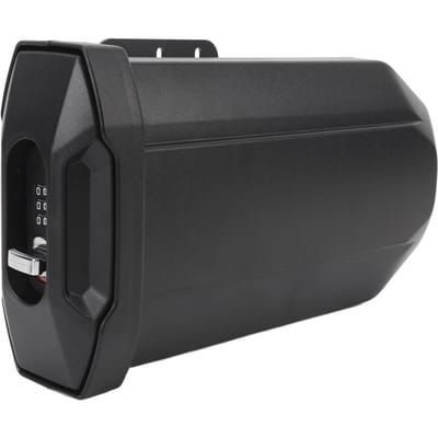 3,8L Motorfiets Zijgereedschapskist met Cijferslot Montagebeugel Achterbank Bagagekist voor gray