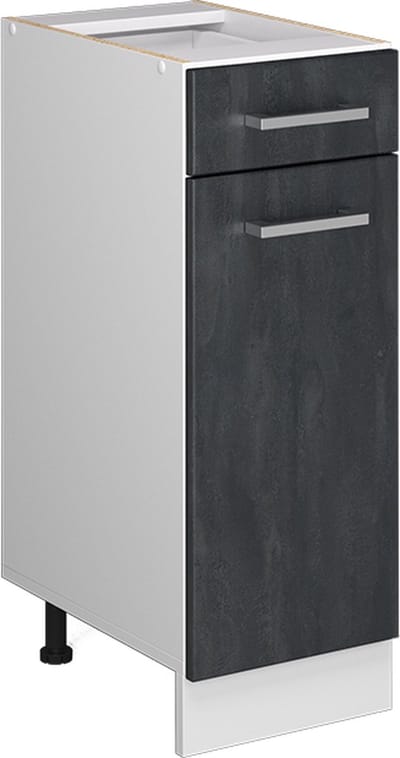 Vicco R-Line Keukenonderkast – 30 cm WB Antraciet Zwart beton