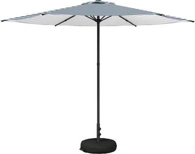 vidaXL - Tuinparasol - met - voet - 300 - x - 300 - cm - Polyester - Rechthoekig