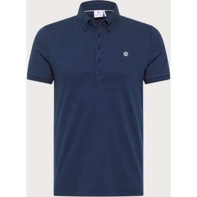 Blue Industry Button-down polo |