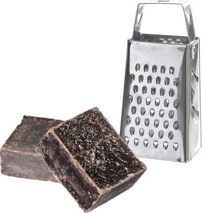 Ideas4seasons Amberblokjes/geurblokjes cadeauset - musk geur - inclusief mini rasp