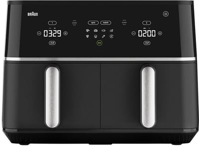 Braun TwinCook 5 TD5030IBK - Dubbele Airfryer - 10 L - 2x5L Vaatwasbestendige Lades - 2400 W