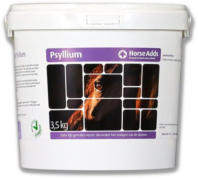 Psylliumvezels 3,5 kg - Horse Adds Paardensupplementen