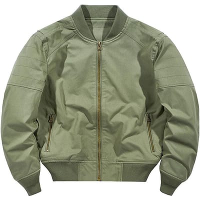 Lente en Herfst Nieuw Air Force Ma1 Pilotjack Heren Werkkleding Motorjack Losse Casual Vluchtpak 5XL