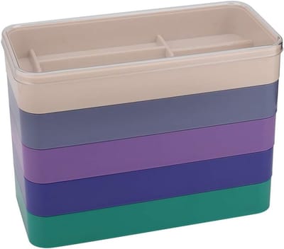 5-Laags Plastic Opbergdoos voor Horlogemakers - Bescherming, Gereedschap en Onderdelen voor Horlogebanden en Schroeven