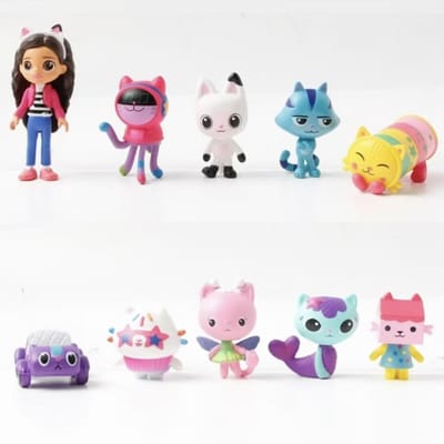 Op Voorraad 2e Generatie 10 Modellen Volledige Set Pluche Speelgoed Figuur Mini Figuur Taart Decoratie Ornament Anime Periferie Speelgoed Cadeau