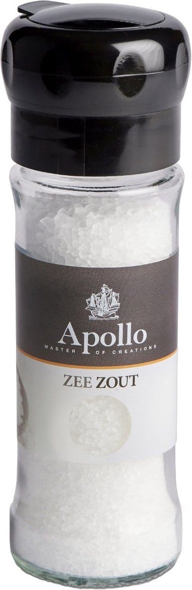 Apollo Zeezout 115 gr per fles, krimp 6 flessen