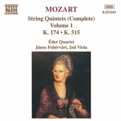 Eder Quartet - Mozart: String Quintets 1 (CD)