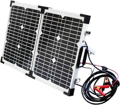 Opvouwbare Zonnemodule - Draagbaar Paneel - Energie Opwekken - Hoge Efficiëntie - 40 Watt - Zwart