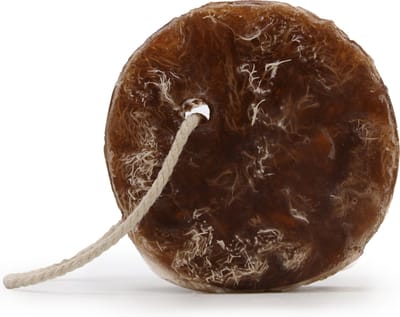 Fruitige Scrub Zeep - Kokosnoot - Aan Een Touwtje - 150 Gram