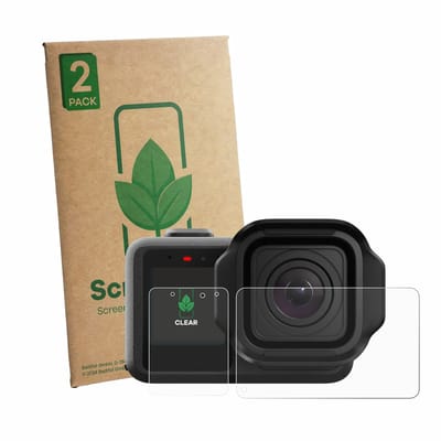 2 Stuks Screenprotector voor GoPro Mission 1 - Hoogwaardige Beschermfolie transparant