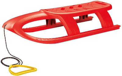 Prosperplast Bullet - Kunststof Slee - Rode Metalen Skids