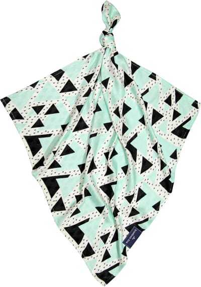 Texpol Bamboo Line - Bamboe Doekje - 30x30 cm - Mint Driehoeken