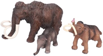 Dailygoody - Mammoet speelgoedmodel - Dierfiguur decoratie - Educatief en veilig - PVC-plastic - Speelgoedset voor kinderen - Geschikt voor 3-8 jaar