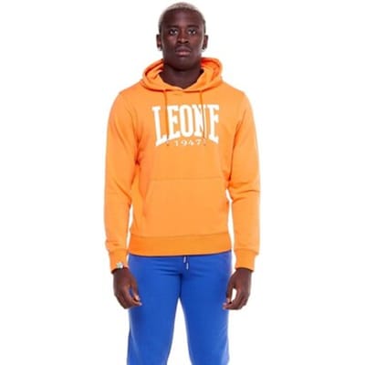 Capuchon sweaters Leone 1947 Man Hoody Fleece Big Logo Not Brusched