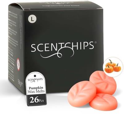 Scentchips® Pompoen - Geurblokjes - Huisparfum - Geurchips - Waxmelts - Geschikt voor Geurbrander en Waxbrander - L - 26 Stuks
