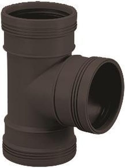 PP T-Stuk 75X75mm 3x manchet 90°