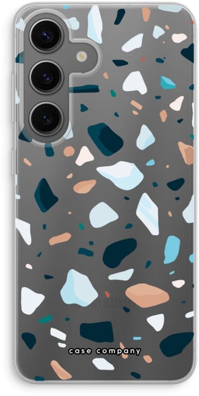 Case Company® - Hoesje geschikt voor Samsung Galaxy S24 hoesje - Terrazzo N°13 - Soft Cover Telefoonhoesje - Bescherming aan alle Kanten en Schermrand