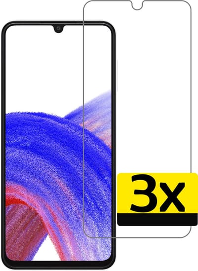 Screenprotector - Geschikt voor Samsung Galaxy A33 - 3 Stuks - Extra Sterk - Beschermglas - Gehard Glas - Tempered Glass - Screen Protector