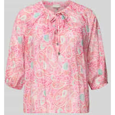 regular fit blouse met 3/4-mouw
