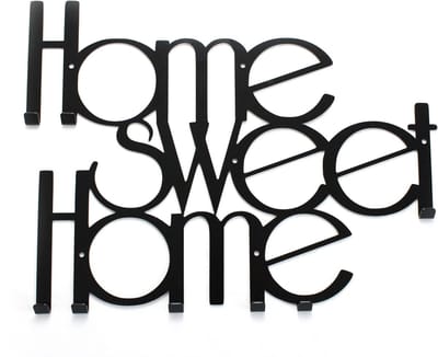 Decorizzly Home Sweet Home - Kapstok - Wandhanger - Staal - Modern Design