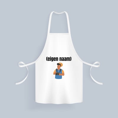 Akyol - fotograaf man met eigen naam Keukenschort - Fotograaf - fotografen - camera - verjaardag - cadeau - kado - 82 bij 71 cm